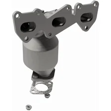Rear OEM Grade Federal / EPA Compliant Direct-Fit Manifold Catalytic Converter image 2