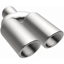 3in. Round Polished Exhaust Tip image 2