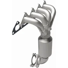 Front 2003 Hyundai Elantra 2.0L California Grade CARB Compliant Direct-Fit Manifold Catalytic Converter image 3