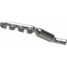 Right 2007-2010 BMW X5 4.8L California Grade CARB Compliant Direct-Fit Manifold Catalytic Converter image 4