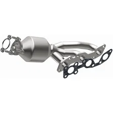 Front Right 2001-2002 Nissan Frontier 3.3L California Grade CARB Compliant Direct-Fit Manifold Catalytic Converter image 2