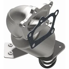 Front 2006-2007 Mazda 6 2.3L | 2007-2012 Mazda CX-7 2.3L OEM Grade Federal / EPA Compliant Direct-Fit Manifold Catalytic Converter image 2