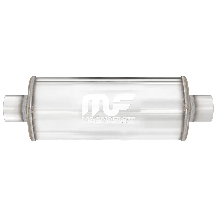 6in. Round Straight-Through Performance Exhaust Muffler