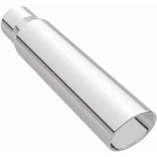 5in. Round Polished Exhaust Tip image 2