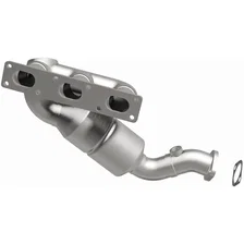 Rear 1999-2000 BMW 528i 2.8L California Grade CARB Compliant Direct-Fit Manifold Catalytic Converter image 4
