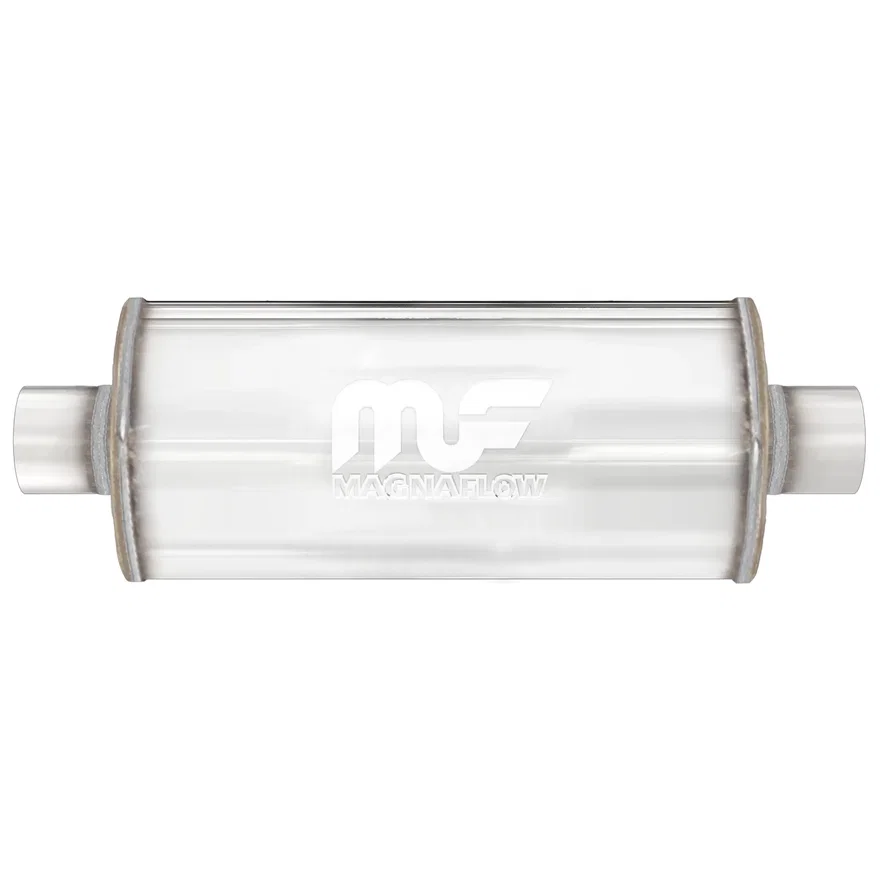 7in. Round Straight-Through Performance Exhaust Muffler