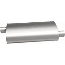4 X 9in. Oval Straight-Through Performance Exhaust Muffler image 4