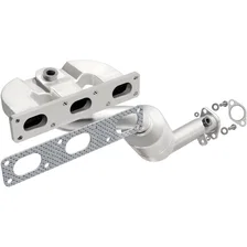 Front California Grade CARB Compliant Direct-Fit Manifold Catalytic Converter for BMW image 1