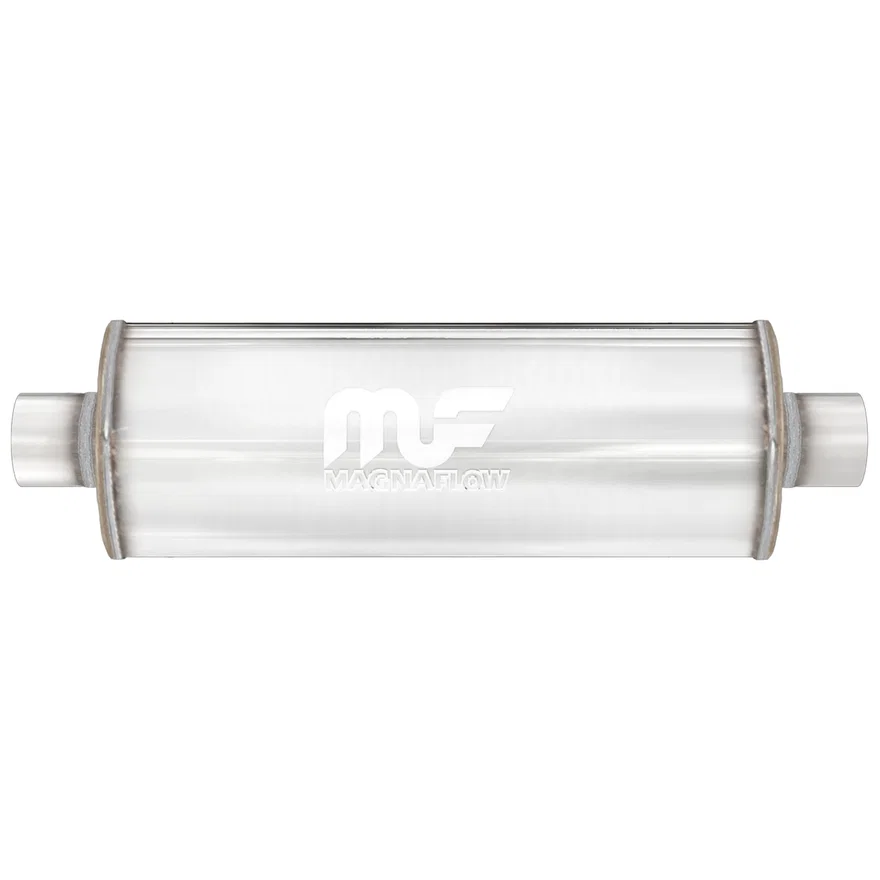 6in. Round Straight-Through Performance Exhaust Muffler