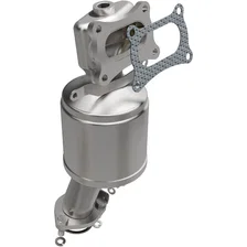 Rear 2008-2014 Honda Accord 3.5L California Grade CARB Compliant Direct-Fit Manifold Catalytic Converter image 1