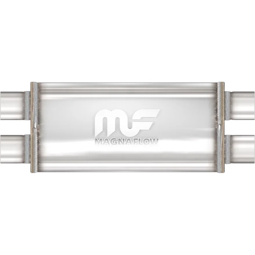 5 X 11in. Oval Straight-Through Performance Exhaust Muffler