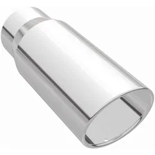 5in. Round Polished Exhaust Tip image 2