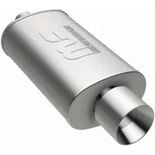 Street 5 X 8in. Oval Straight-Through Performance Exhaust Muffler image 2