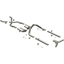 1955-1957 Chevrolet Bel Air 4.3L | 1957 Chevrolet Bel Air 4.6L Street Series Performance Exhaust System image 1