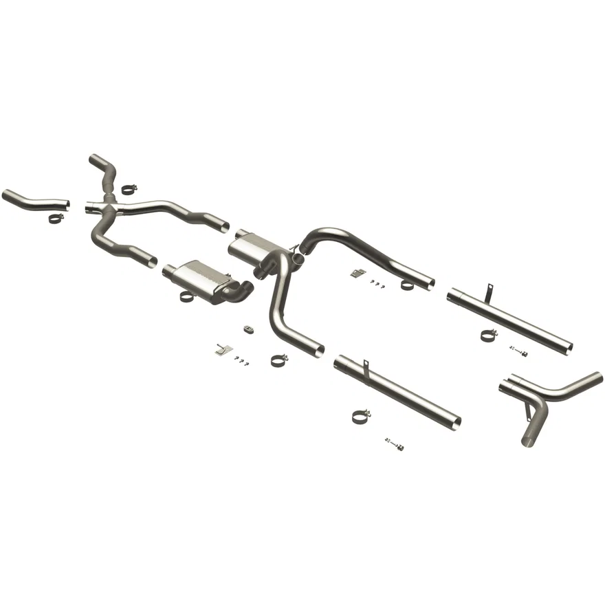 1955-1957 Chevrolet Bel Air 4.3L | 1957 Chevrolet Bel Air 4.6L Street Series Performance Exhaust System