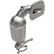 Front OEM Grade Federal / EPA Compliant Direct-Fit Manifold Catalytic Converter image 1