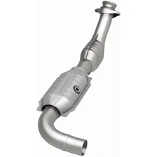 Left 1999-2000 Ford F-150 4.2L California Grade CARB Compliant Direct-Fit Catalytic Converter image 3
