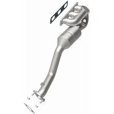Front 1999-2000 BMW 528i 2.8L California Grade CARB Compliant Direct-Fit Manifold Catalytic Converter image 3