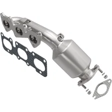Right 2016-2017 Kia K900 3.8L | 2011-2014 Hyundai Genesis 3.8L OEM Grade Federal / EPA Compliant Direct-Fit Manifold Catalytic Converter image 1