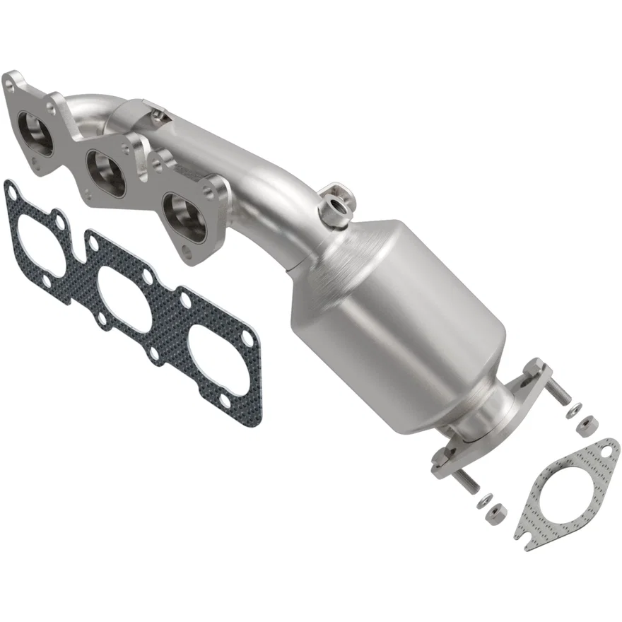 Right 2016-2017 Kia K900 3.8L | 2011-2014 Hyundai Genesis 3.8L OEM Grade Federal / EPA Compliant Direct-Fit Manifold Catalytic Converter