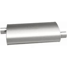 5 X 8in. Oval Straight-Through Performance Exhaust Muffler image 4