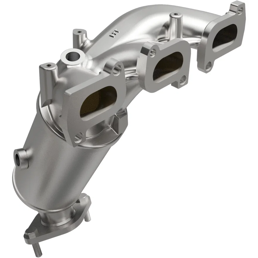 Front OEM Grade Federal / EPA Compliant Direct-Fit Manifold Catalytic Converter