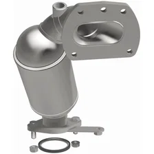 Front OEM Grade Federal / EPA Compliant Direct-Fit Manifold Catalytic Converter image 4