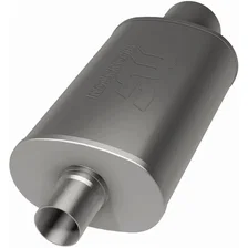 Street 5 X 8in. Oval Straight-Through Performance Exhaust Muffler image 3