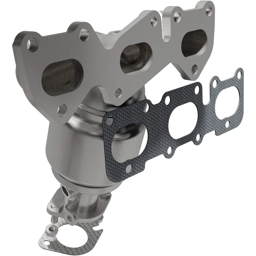 Rear 2016-2017 Kia Sorento 3.3L | 2013-2017 Hyundai Santa Fe 3.3L California Grade CARB Compliant Direct-Fit Manifold Catalytic Converter