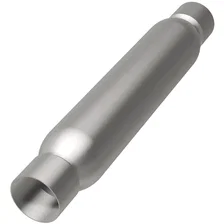 4in. Round Glasspack Performance Exhaust Muffler image 3