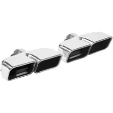 2.5 X 7.75in. Rectangle Polished Exhaust Tip image 1
