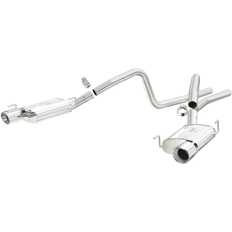 2005-2009 Ford Mustang 4.6L | 2007-2009 Ford Mustang Shelby GT500 5.4L Street Series Cat-Back Performance Exhaust System