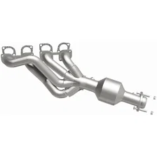 Left California Grade CARB Compliant Direct-Fit Manifold Catalytic Converter for BMW image 4