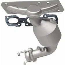Front OEM Grade Federal / EPA Compliant Direct-Fit Manifold Catalytic Converter image 3