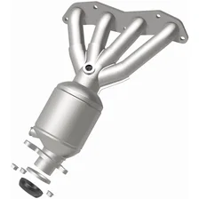 Front 2003-2004 Honda Civic 1.3L California Grade CARB Compliant Direct-Fit Manifold Catalytic Converter image 3