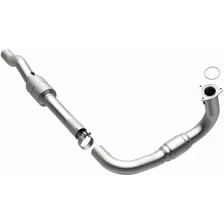 Left 2002 Chevrolet Silverado 2500 HD 8.1L | 2002 GMC Sierra 2500 HD 8.1L California Grade CARB Compliant Direct-Fit Catalytic Converter image 2