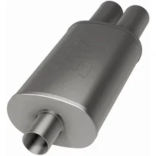 Street 5 X 8in. Oval Straight-Through Performance Exhaust Muffler image 3