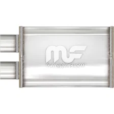 5 X 8in. Oval Straight-Through Performance Exhaust Muffler image 1