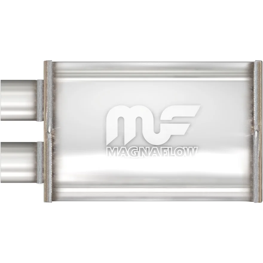 5 X 8in. Oval Straight-Through Performance Exhaust Muffler