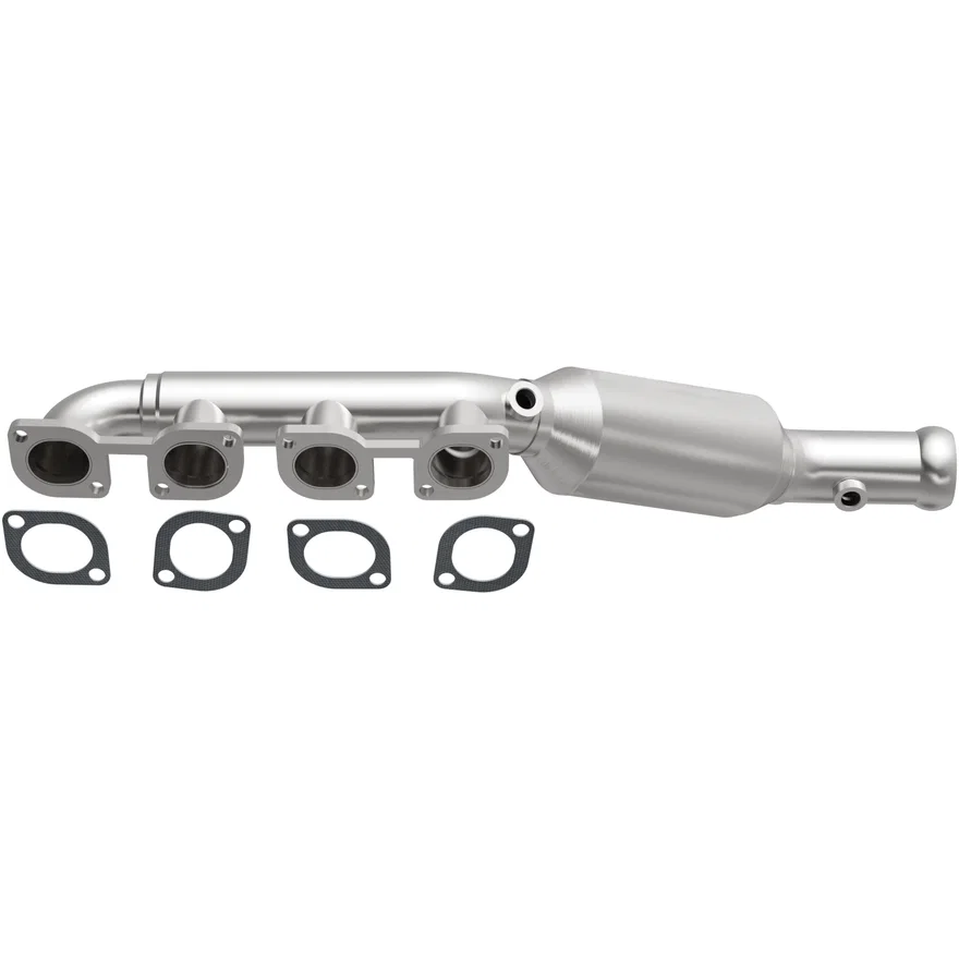 Right 2007-2010 BMW X5 4.8L California Grade CARB Compliant Direct-Fit Manifold Catalytic Converter