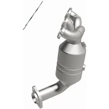 Rear 2007 Chrysler Pacifica 4.0L OEM Grade Federal / EPA Compliant Direct-Fit Manifold Catalytic Converter image 4