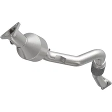 Front Left 2007-2010 Audi Q7 3.6L | 2008-2010 Volkswagen Touareg 3.6L OEM Grade Federal / EPA Compliant Direct-Fit Catalytic Converter image 1