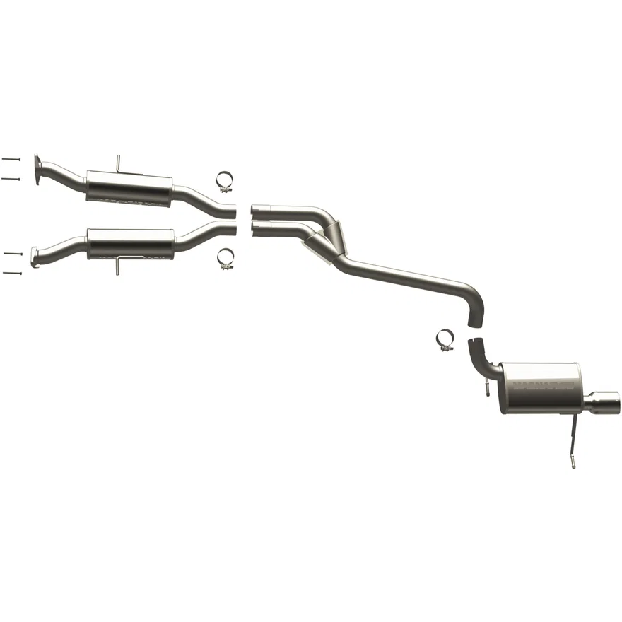 2011-2013 Jeep Grand Cherokee 3.6L Street Series Cat-Back Performance Exhaust System