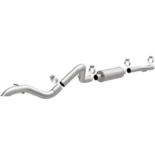 ® 2007-2011 Jeep Wrangler 3.8L Rock Crawler Series™ Cat-Back Performance Exhaust System image 1