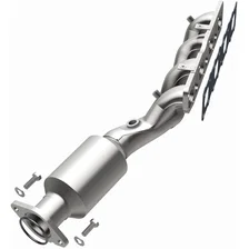 Left California Grade CARB Compliant Direct-Fit Manifold Catalytic Converter image 2