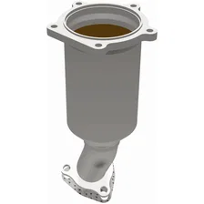 Front 2000-2004 Nissan Frontier 2.4L California Grade CARB Compliant Direct-Fit Catalytic Converter image 2