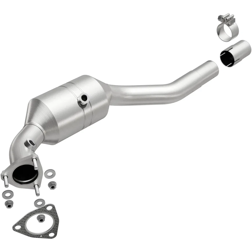 Right 2002-2008 Porsche 911 3.6L | 2005-2008 Porsche 911 Carrera S 3.8L OEM Grade Federal / EPA Compliant Direct-Fit Catalytic Converter