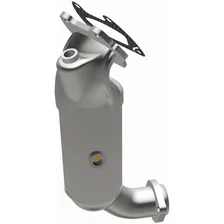 Front OEM Grade Federal / EPA Compliant Direct-Fit Manifold Catalytic Converter image 2