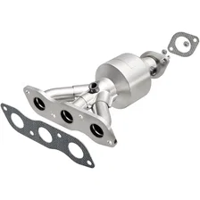 Rear 2007-2013 Mitsubishi Outlander 3.0L OEM Grade Federal / EPA Compliant Direct-Fit Manifold Catalytic Converter image 1
