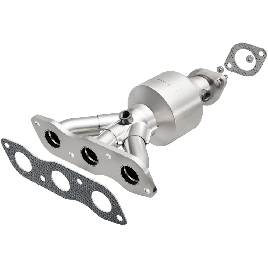 Rear 2007-2013 Mitsubishi Outlander 3.0L OEM Grade Federal / EPA Compliant Direct-Fit Manifold Catalytic Converter